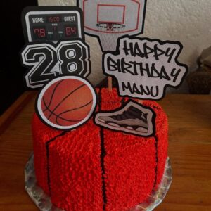 Pastel Basquet Ball