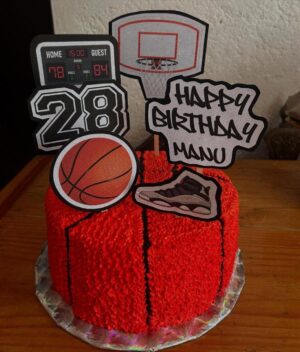 Pastel Basquet Ball