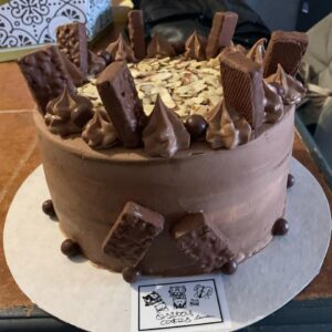 Pastel Sonrisa de Chocolate