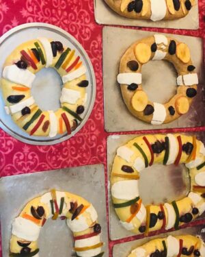 Rosca de reyes Artesanal Mediana