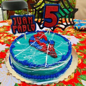 Pastel Temática Spiderman