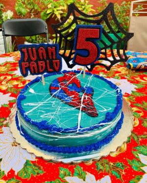 Pastel Temática Spiderman